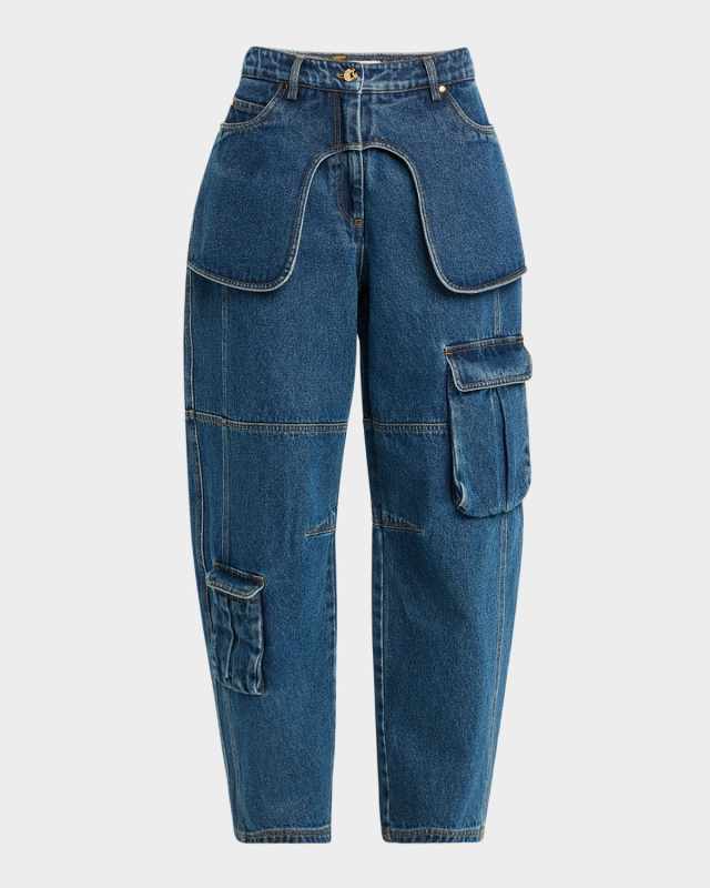 Mountfield Barrel-Leg Utility Jeans